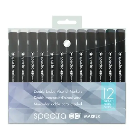 Chartpak&reg; Spectra Ad&trade; Cool Gray Marker Set {1}