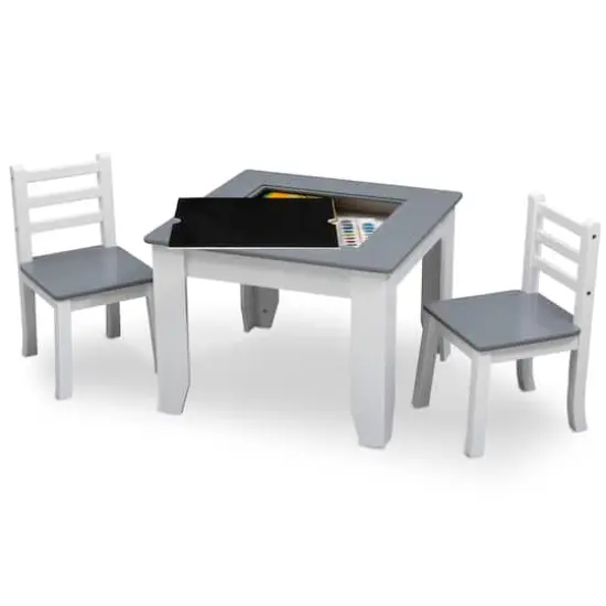 Chelsea Gray Table & Chair Set {4}