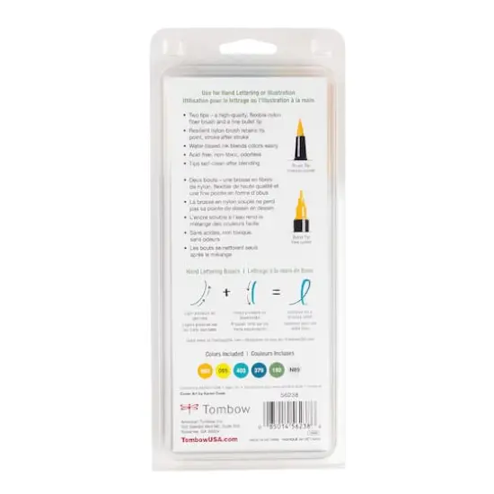 Tombow Lemon Squeezy Dual Brush Pen Set {10}