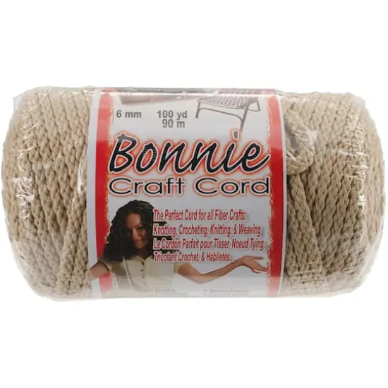 Bonnie Craft Cord, 6mm Jute {1}