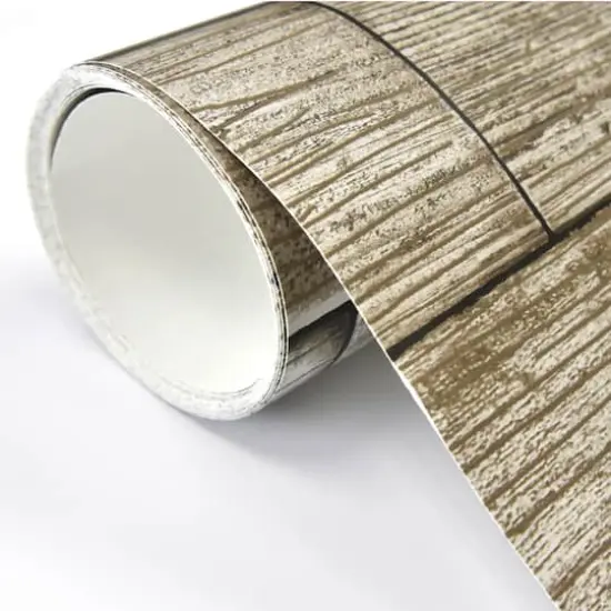 NuWallpaper Reclaimed Wood Plank Natural Peel & Stick Wallpaper {3}