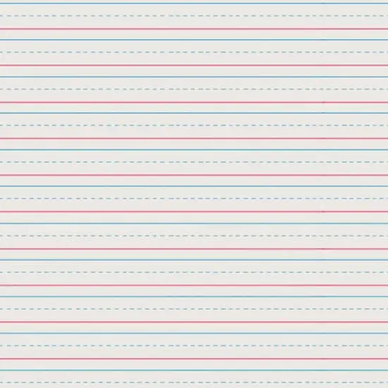 Pacon&reg; 8.5" x 11" Skip-A-Line Short Ruled Newsprint Handwriting Paper, 3 Packs of 500 Sheets {4}