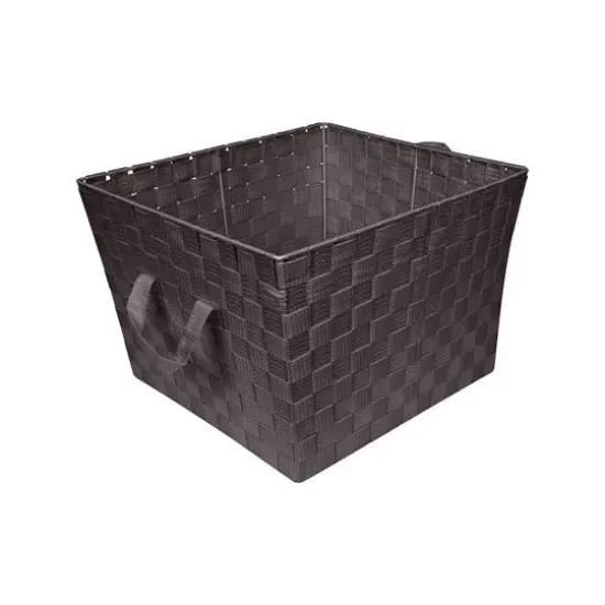 Simplify Large Woven Storage Bin Sapphire {2}