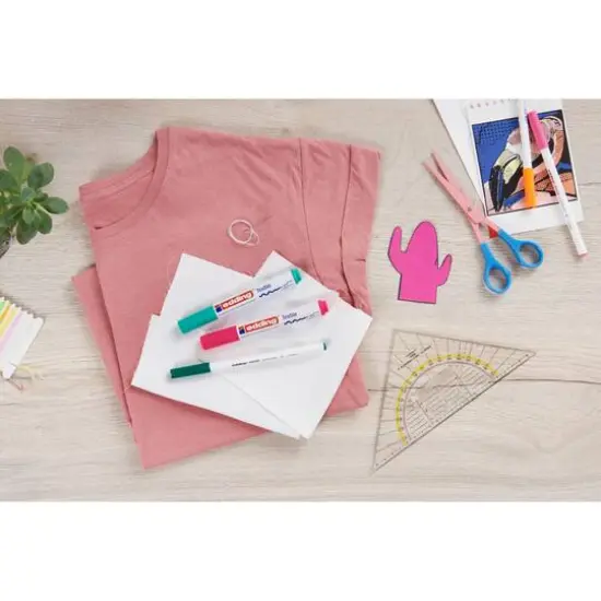 Edding&reg; 4500 Warm Colors Textile Marker Set {5}