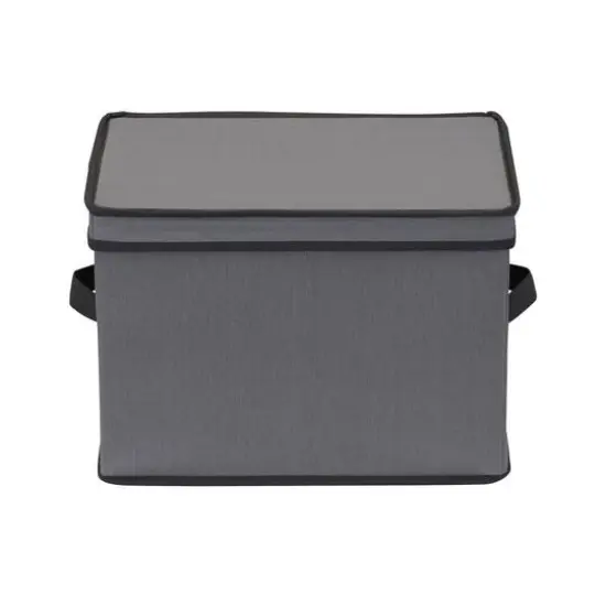 Household Essentials Champagne Glassware Storage Box Gray {8}