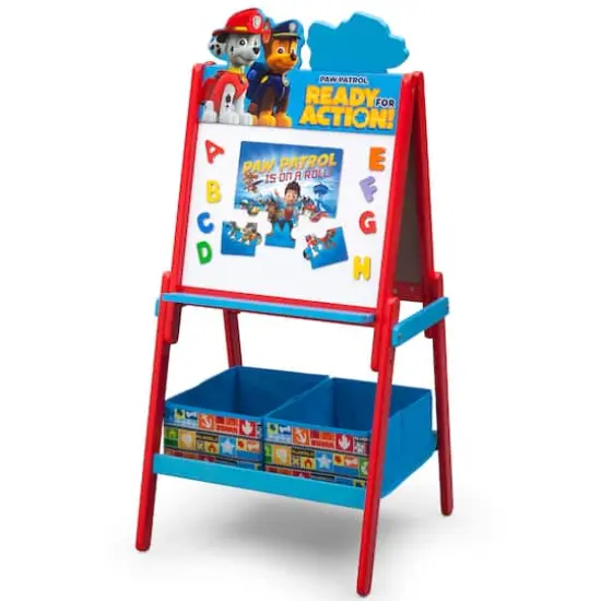 Nick Jr. PAW Patrol Wooden Double Sided Easel With Storage  {1}