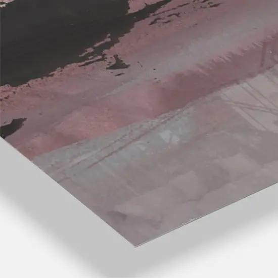 Designart 'Purple Glam Storm Ii Modern Multipanel Wall Clock {4}