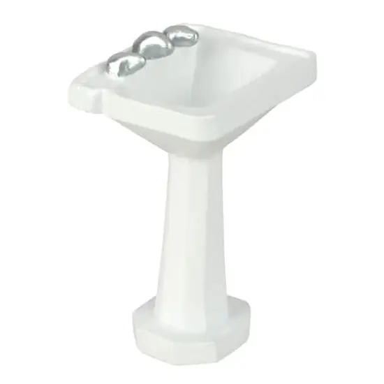 Mini White Bathroom Sink by Make Market&reg; {3}