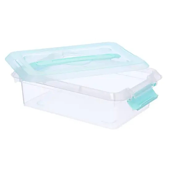 3.4qt. Storage Bin with Lid by Simply Tidy&reg; Mint {6}