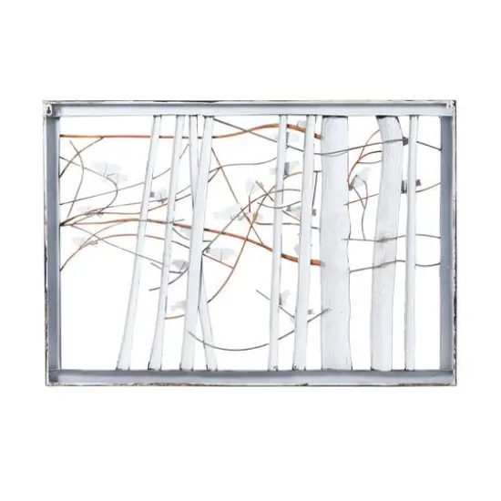 Multicolor Metal Farmhouse Birds Wall Decor {7}