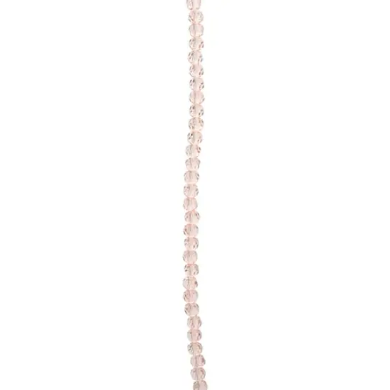 Preciosa Glass Crystal Round Beads, 4mm by Bead Landing&trade; Light Rose {4}