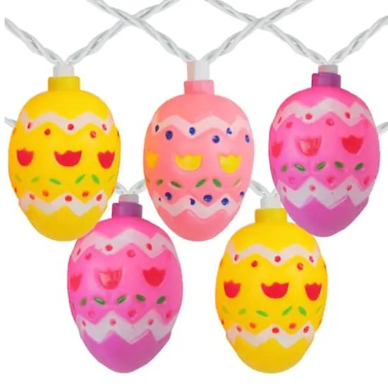 10ct. Pastel Multicolor Easter Egg String Lights {1}