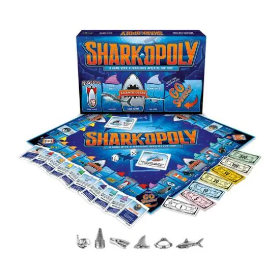 Late For The Sky Sharkopoly Game {1}