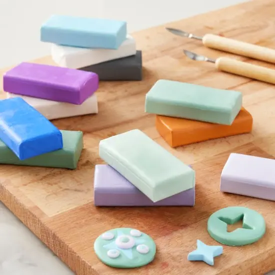 1oz. Midtone Colors Oven-Bake Clay Pack by Craft Smart&reg; {3}