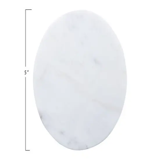 Hello Honey&reg; Round Marble Coasters with Mango Wood Holder Set {5}