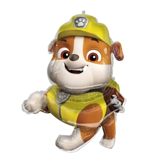 SuperShape&reg; 32" PAW Patrol&trade; Rubble Double-Sided Foil Balloon {4}