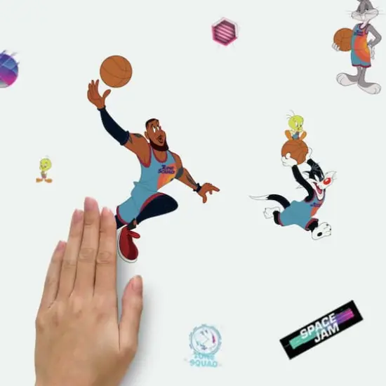 RoomMates Space Jam Peel & Stick Wall Decals {6}