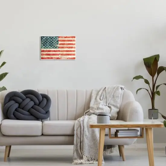 Stupell Industries Rustic American Flag Wall Plaque Art {3}