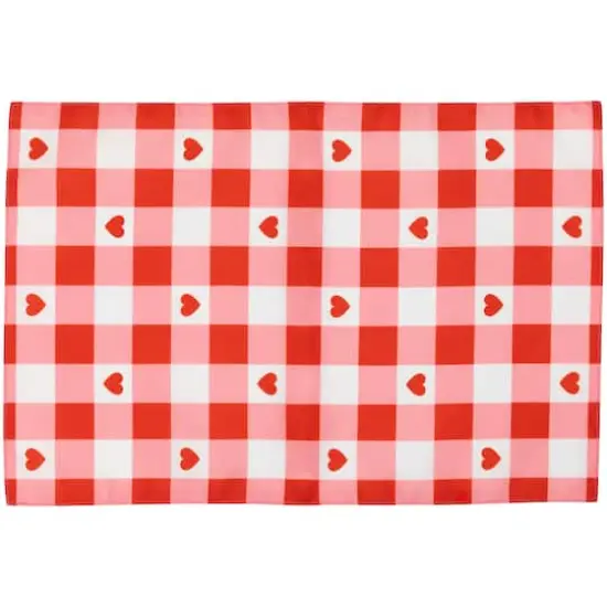 Checkered Hearts Valentine's Day Placemats, 4ct. {4}