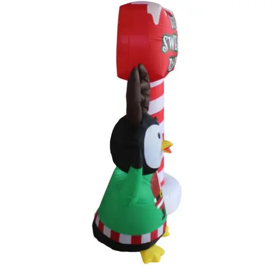 5ft. Inflatable Santa's Doggy Dare {4}