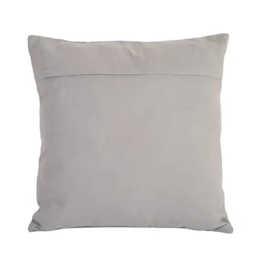 18&rdquo; Gray & White Reindeer & Snowflakes Throw Pillow {5}