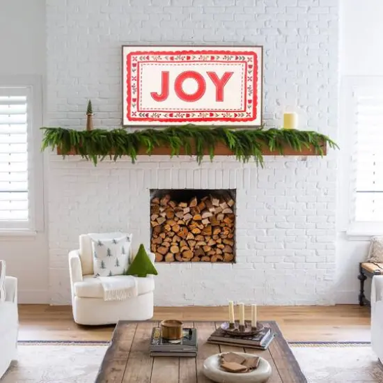 10ft. Artificial Real Touch Norfolk Island Pine Garland with Natural Look {6}