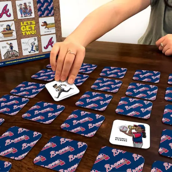 Major League Baseball Licensed Memory Match Game Atlanta Braves {6}