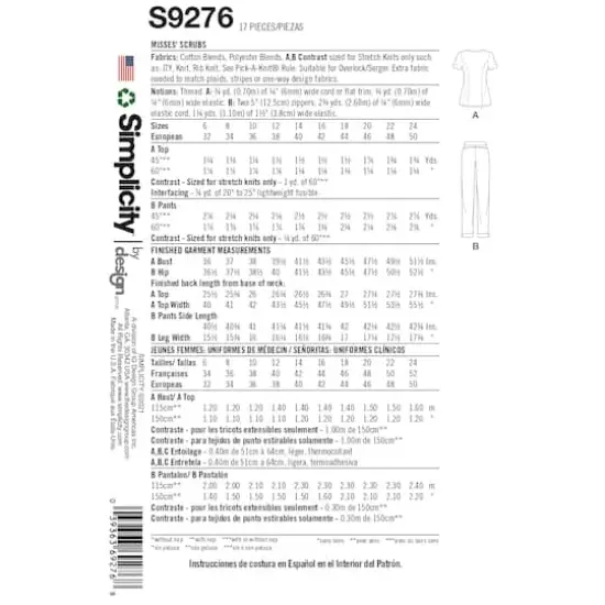 Simplicity&reg; Pattern CS9276 (16-18-20-22-24) {5}