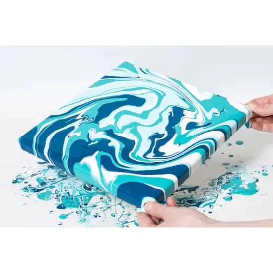 FolkArt&reg; Acrylic Pre-Mixed Pouring Craft Paint 5 Color Set {7}