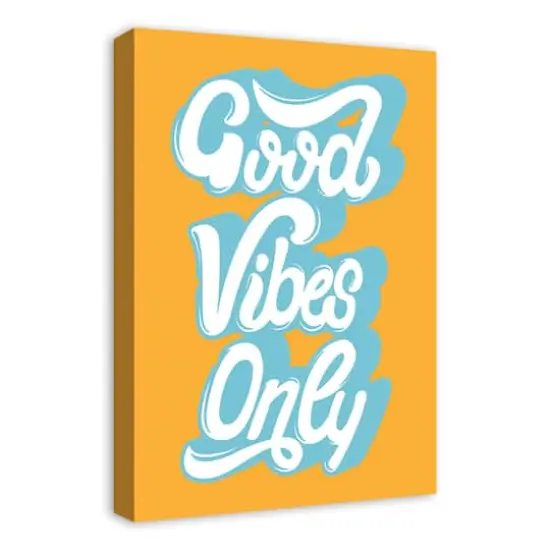 Good Vibes Only Canvas Wall Art {5}