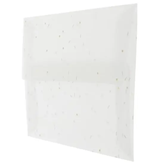 JAM Paper 4.75" x 6.5" Translucent Envelopes, 50ct. Heavy Metal {3}