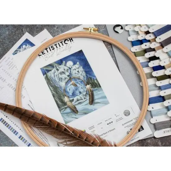 LetiStitch Nothing Can Hold Back A Dream Counted Cross Stitch Kit {11}