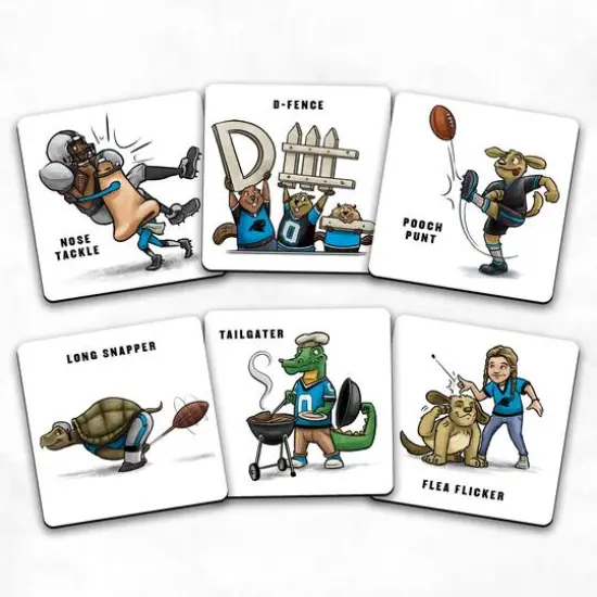 NFL Memory Match Game Carolina Panthers {5}