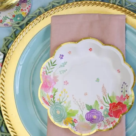 Kate Aspen&reg; Garden Blooms Party Tableware Set {8}