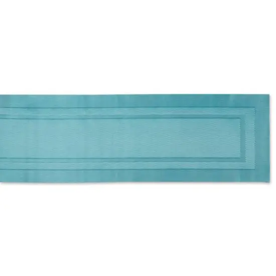 DII&reg; 72" Doubleframe Table Runner Teal {4}