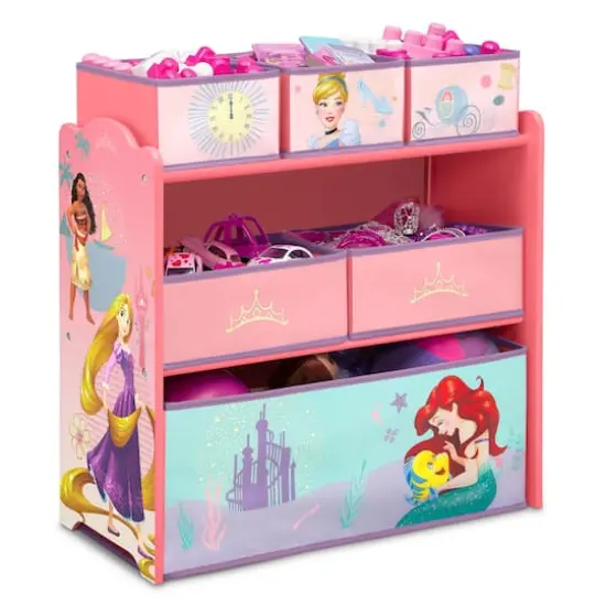 Disney&reg; Princess Design & Store 6 Bin Toy Storage Organizer  {1}
