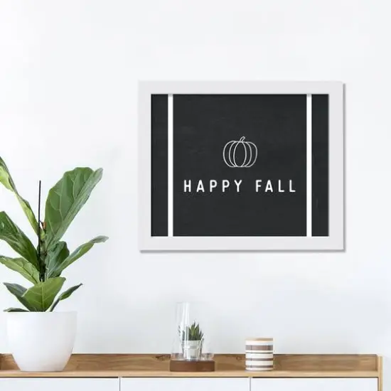Happy Fall Print in White Frame {4}