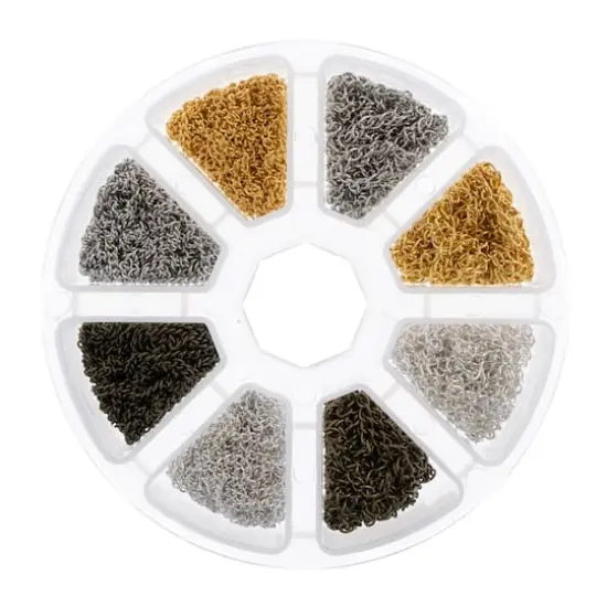 John Bead 2m Chains Round 8 Slot Jewelry Making & Findings Kit {1}