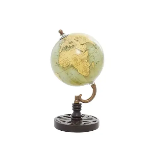 Green Wood Traditional Globe {3}