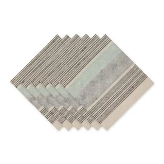 Variegated Mediterranean Napkin, 6ct. {1}