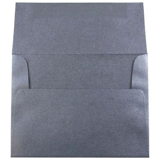 JAM Paper 4.375" x 5.75" Metallic Invitation Envelopes, 25ct. Anthracite Stardream {4}