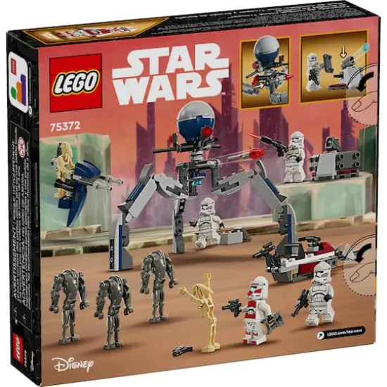 LEGO&reg; Star Wars&trade; Clone Trooper&trade; & Battle Droid&trade; Battle Pack 75372 {4}