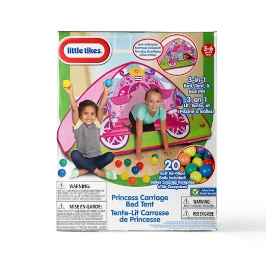 Little Tikes Enchanted Princess Carriage 3-in-1 Bed, Tent, & Ball Pit {3}