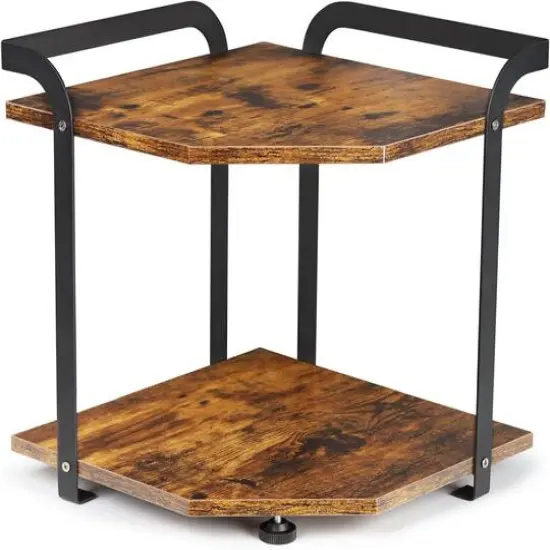 NEX&trade; Brown 2-Tier Freestanding Shelves {1}