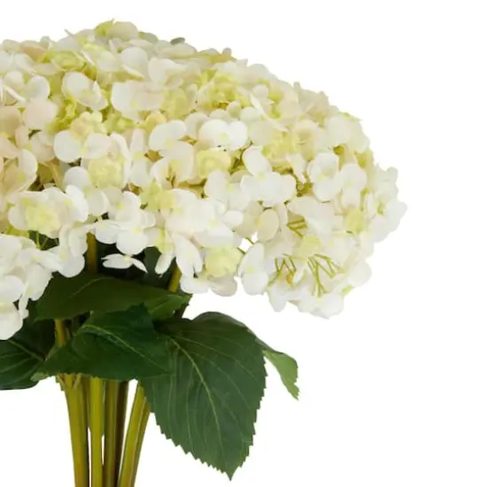 32" White Hydrangea Artificial Flower Stem, 8ct. {5}
