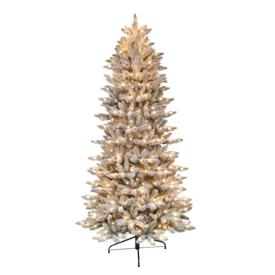 7.5ft. Pre-Lit Fraser Fir Artificial Christmas Tree, Clear Lights {1}