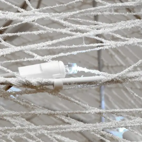 36" Pre-Lit Sisal Snowman Decoration {4}