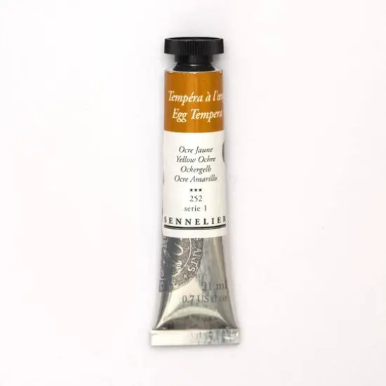 Sennelier Egg Tempera Tube, 21mL Ivory Black S1 {2}