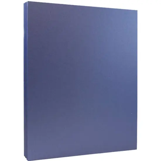 JAM Paper Metallic Cardstock Paper, 50 Sheets Sapphire Blue Stardream Metallic {1}