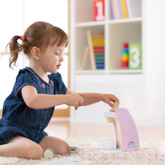 Toy Time Pretend Play Coffee Maker Set {7}